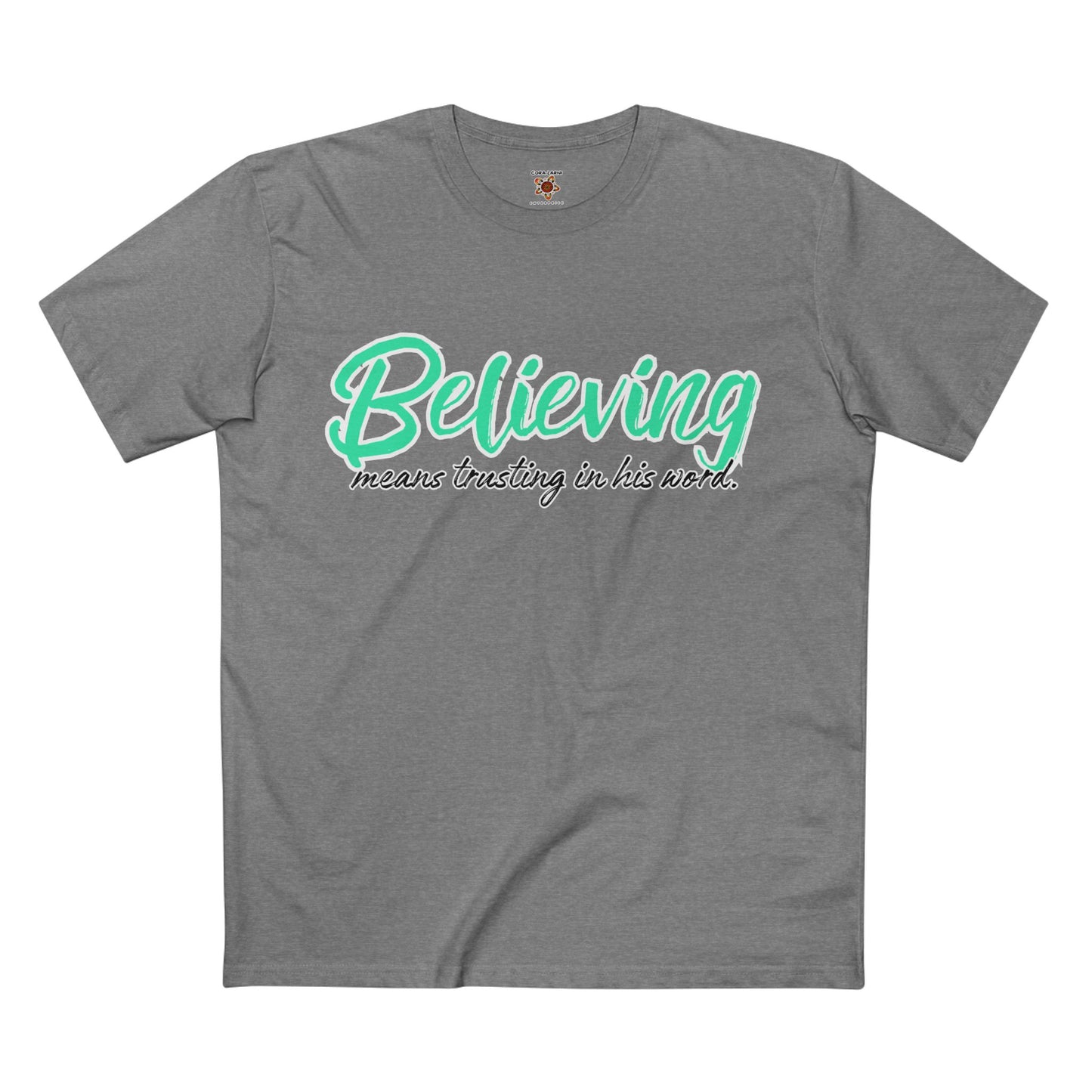 Believing Black Adult Tee