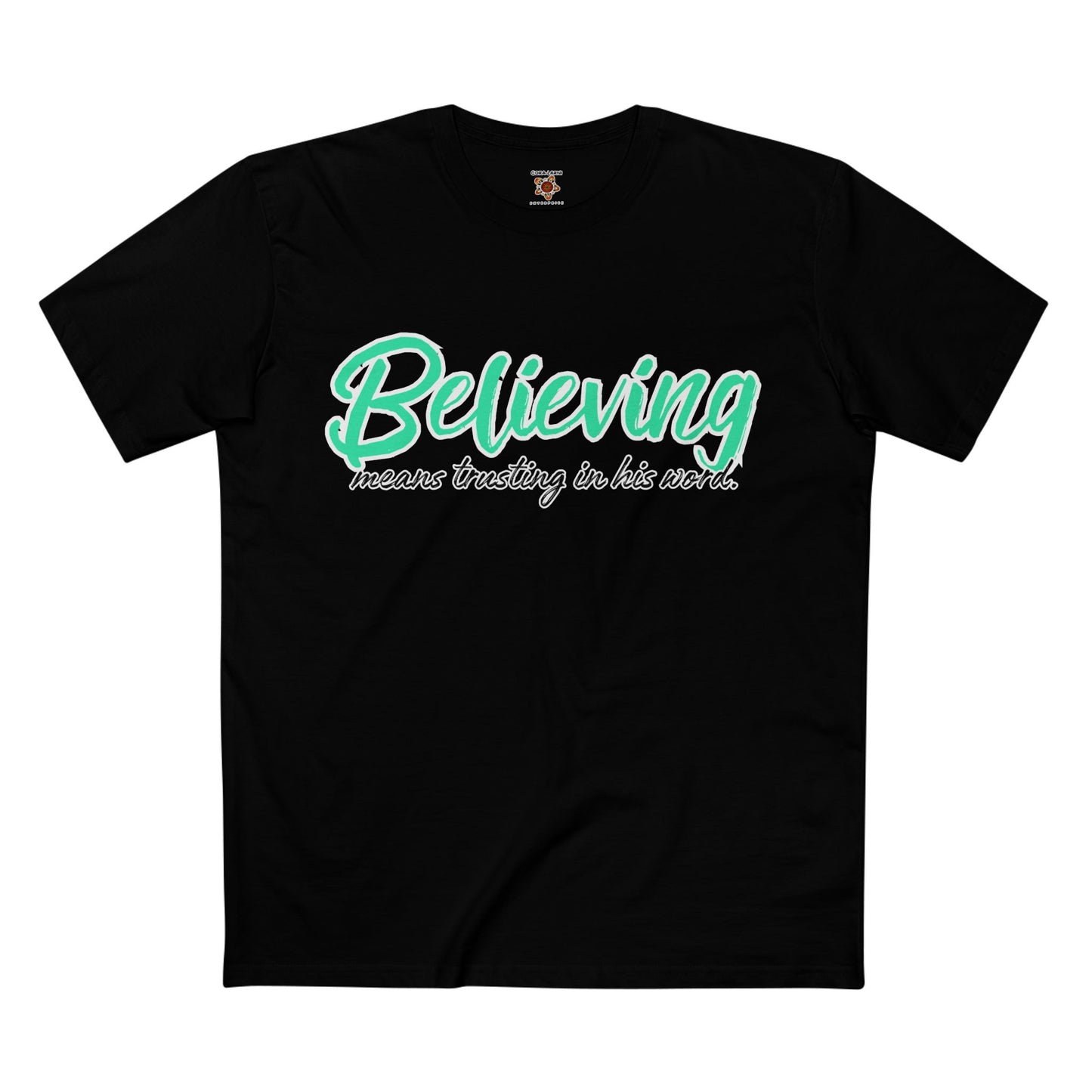 Believing Black Adult Tee