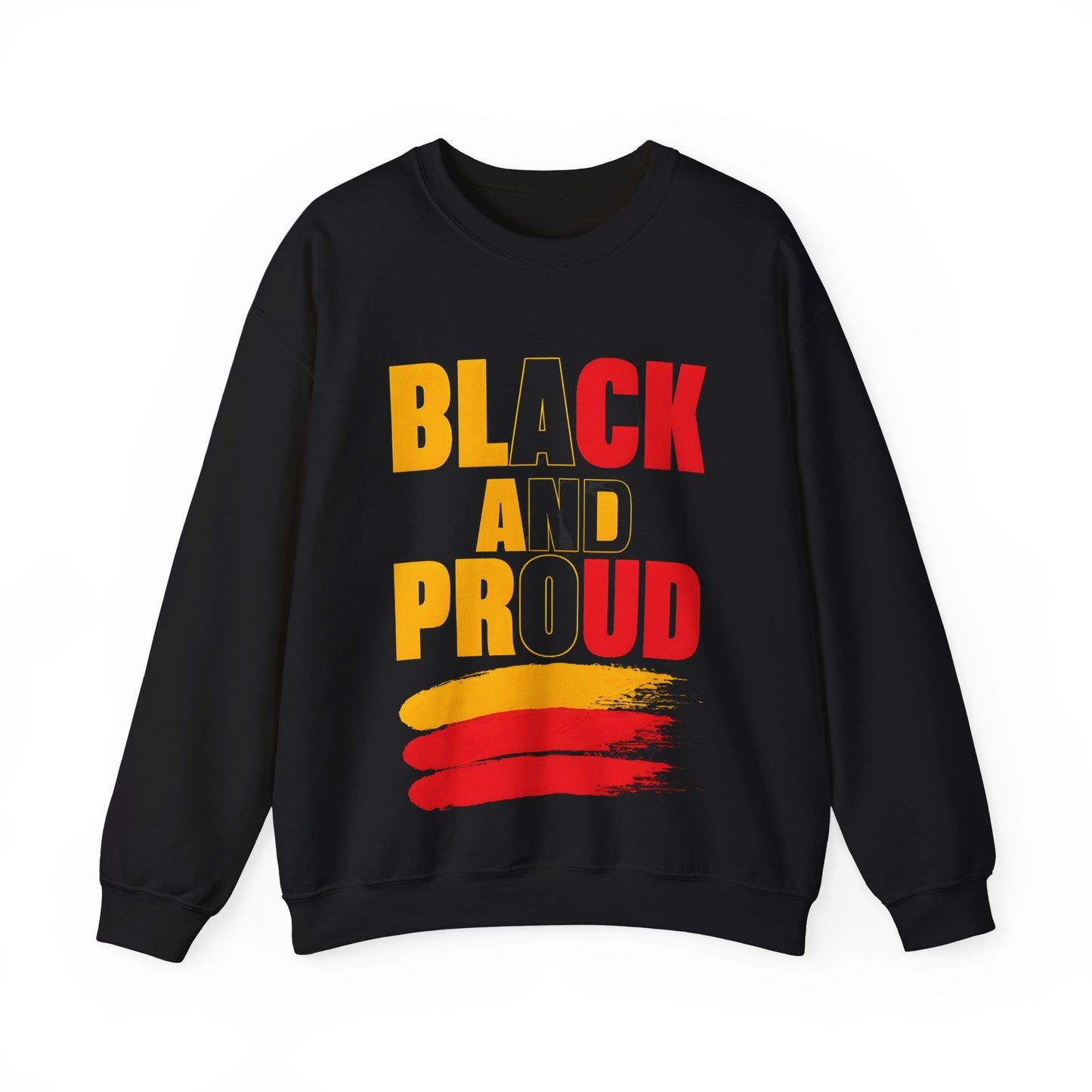 'Black and Loud" Unisex Crewneck Sweatshirt