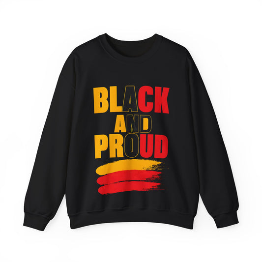 'Black and Loud" Unisex Crewneck Sweatshirt