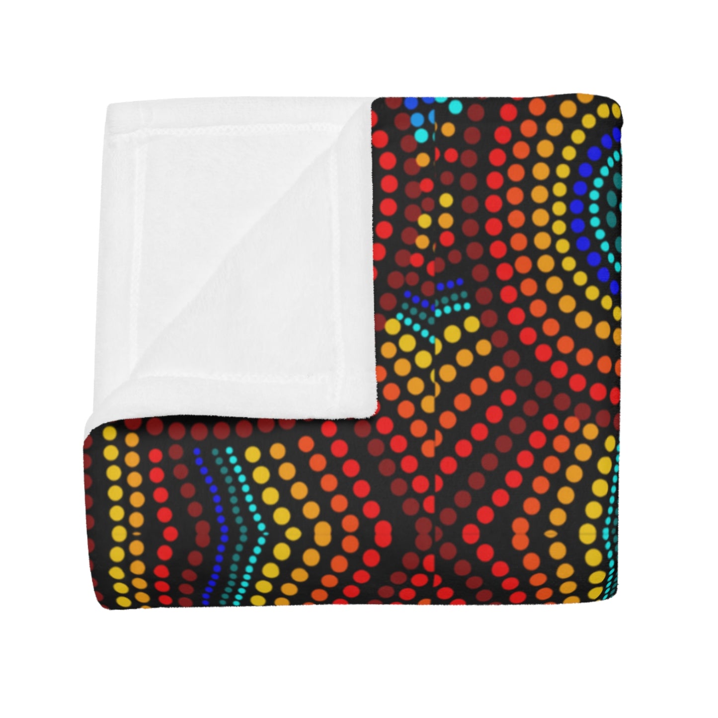 Pretty Colourful - Plush Fleece Blanket