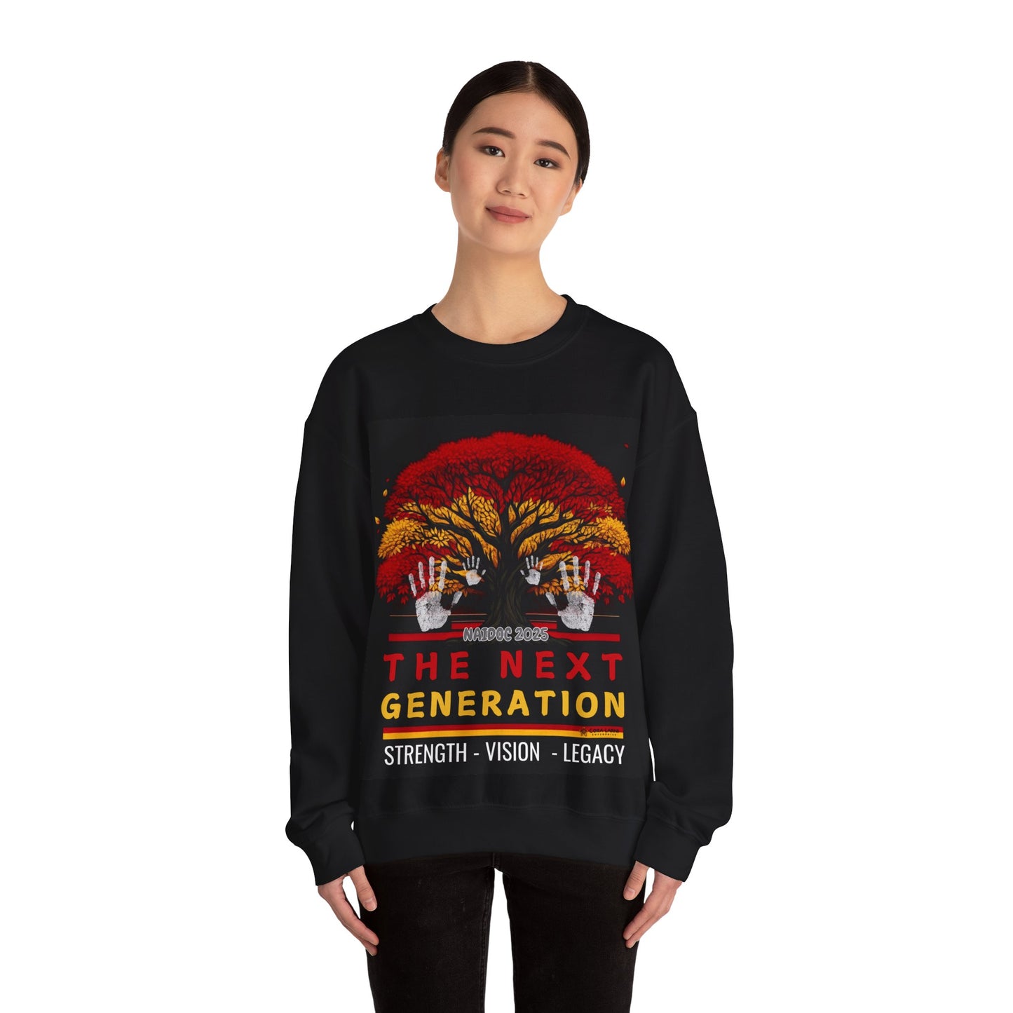 Next Generation Crewneck Sweatshirt - Strength, Vision, Legacy Design