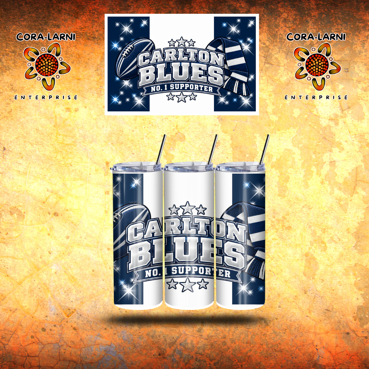 Carlton Supporter Tumbler
