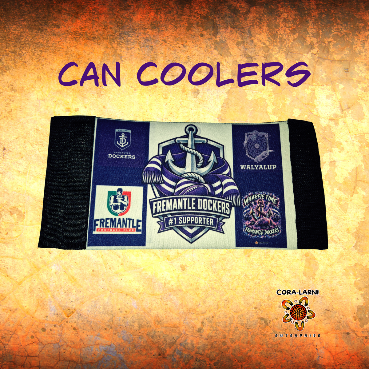 Freo No. 1 Supporter Can Cooler