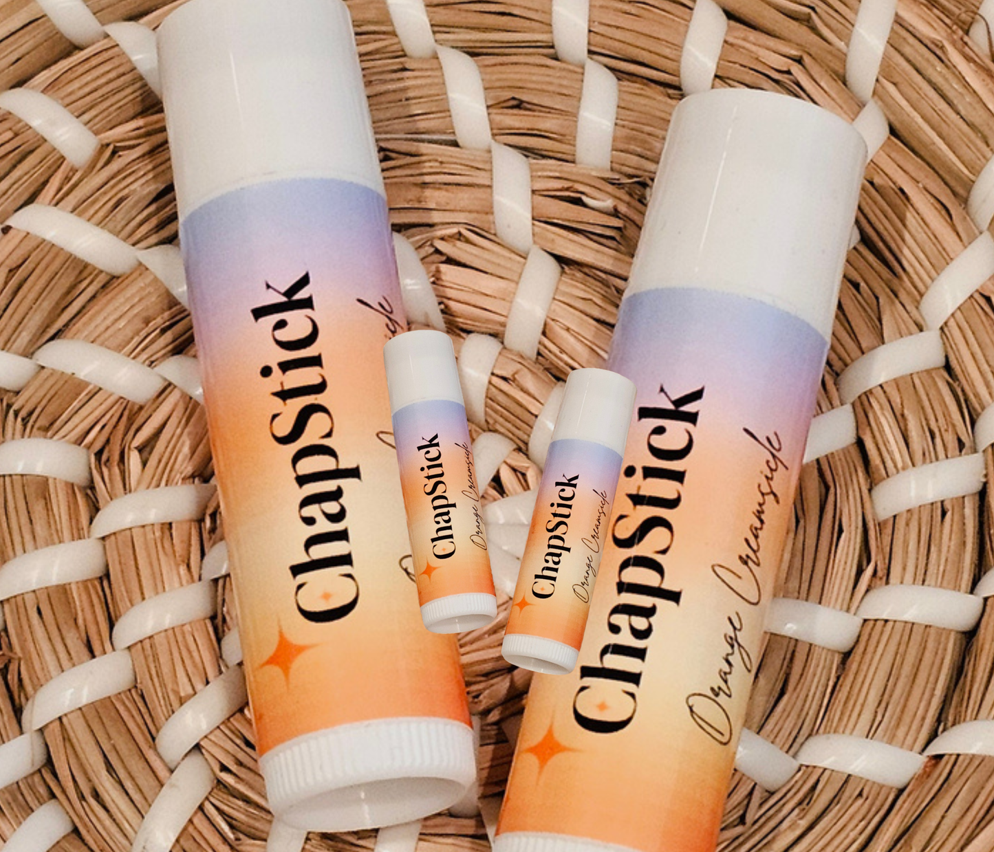 Orange Creamsicle Lip Balm - A creamy citrus treat for everyday hydration.
