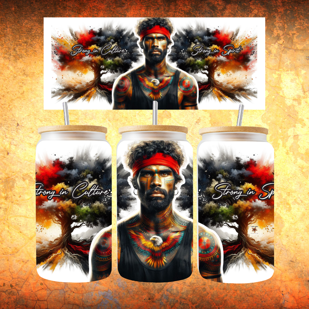 Strong in Culture - Digital 16oz Libby/Soda Can Sublimation Design