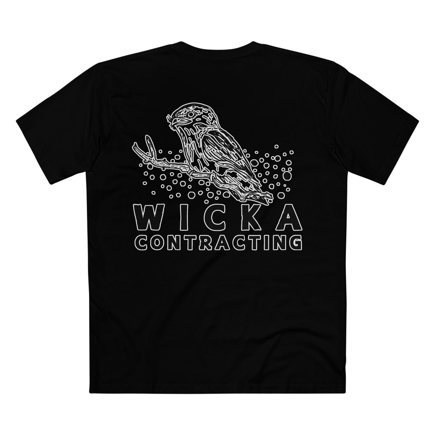 Custom Contractor TShirt - Wicka Contracting