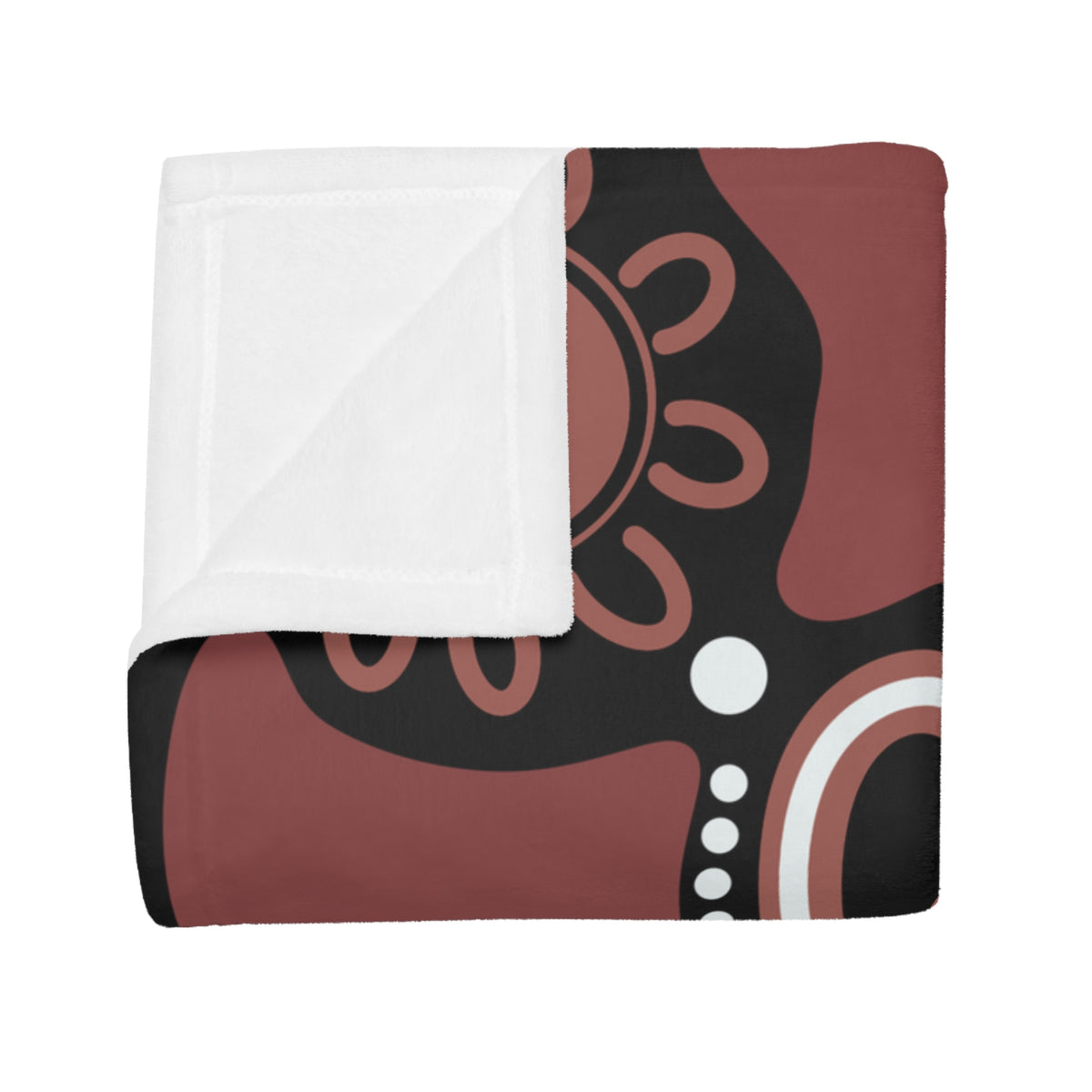 Aboriginal Art Plush Fleece Blanket - Exclusive