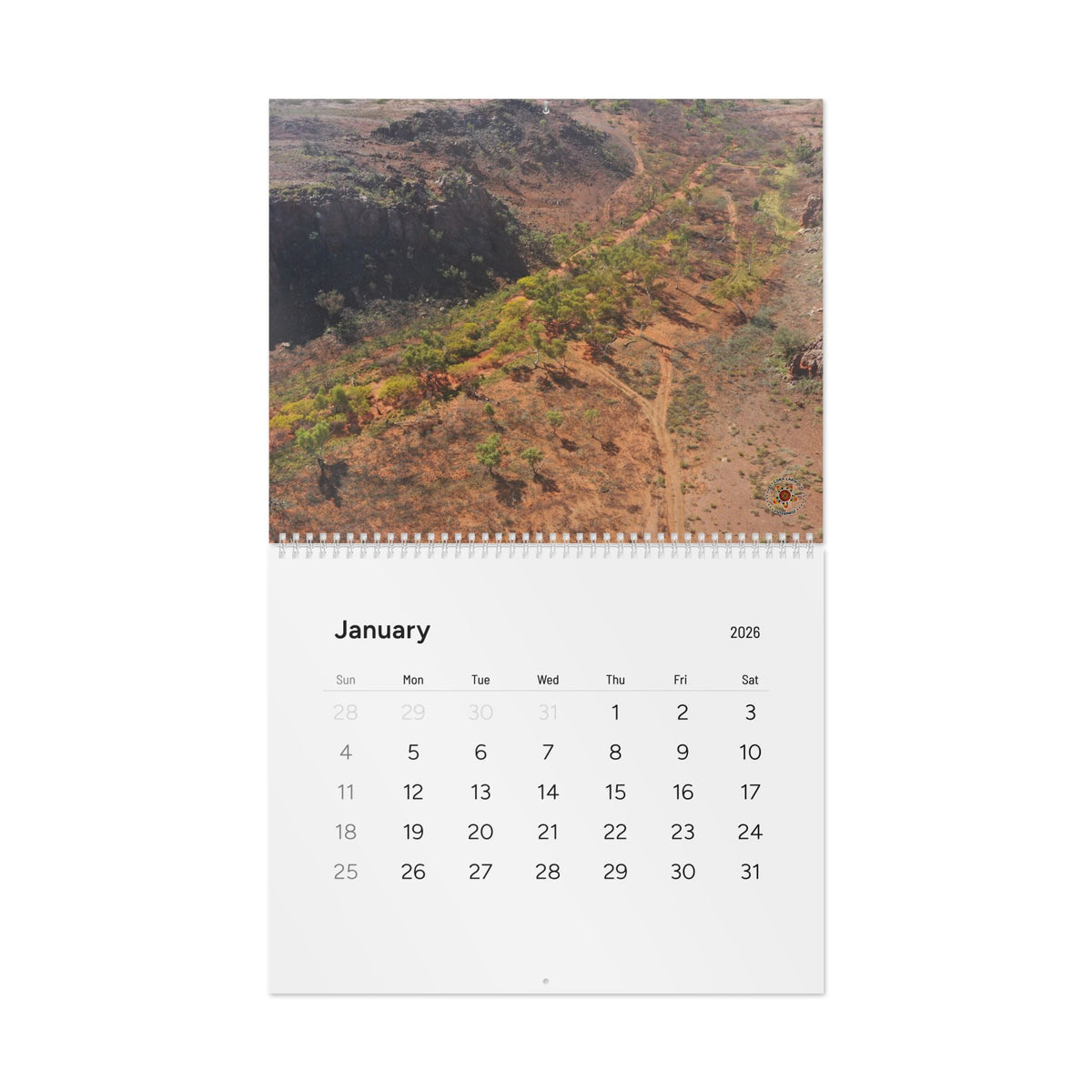 2026 Ngarluma Scenic Landscape Wall Calendar — 12-Month Standard Calendar with Nature Photography