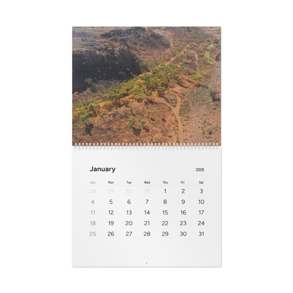 2026 Ngarluma Scenic Landscape Wall Calendar — 12-Month Standard Calendar with Nature Photography