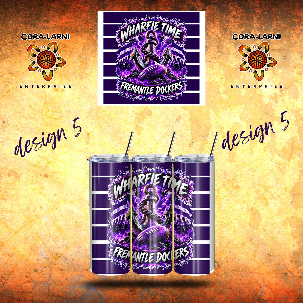 Wharfie Time – Freo Supporter Tumbler
